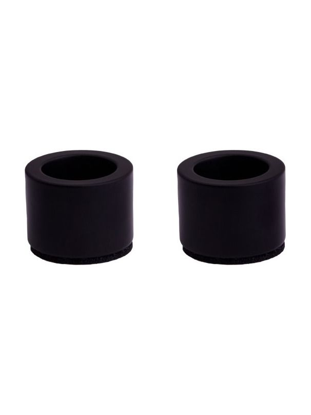 Uyuni - Ljusstake (för smala ljus) - Matt svart - 2-pack - 3,25x2,32 cm