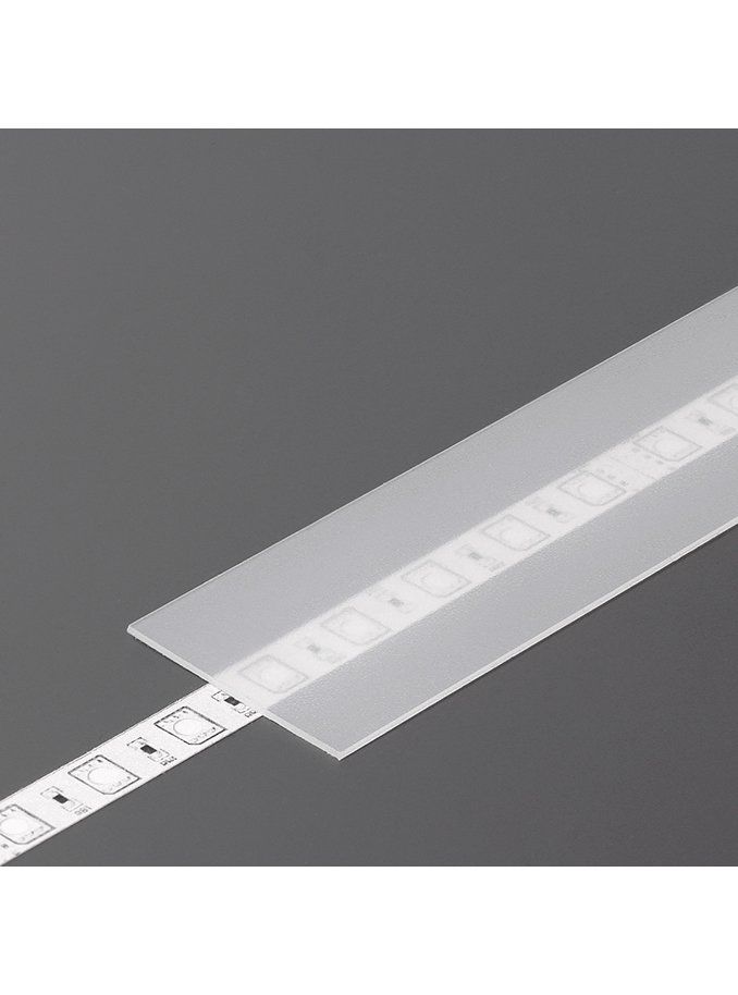 Cover till LED-profil - A9 - Slide - 1m - Frosted