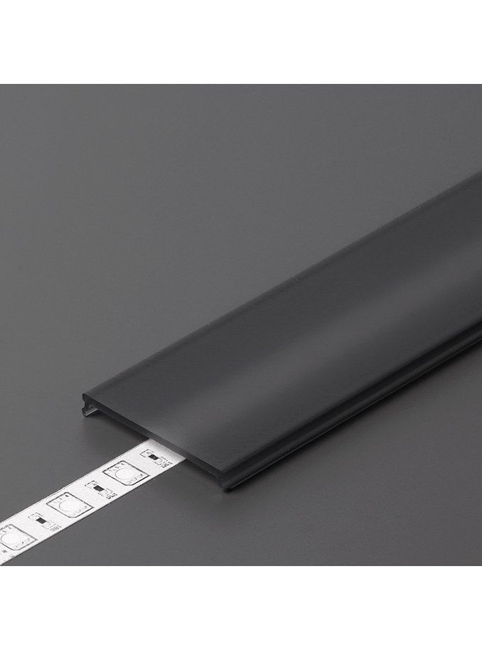 Cover till LED-profil - C9 - Click - 1m - Svart