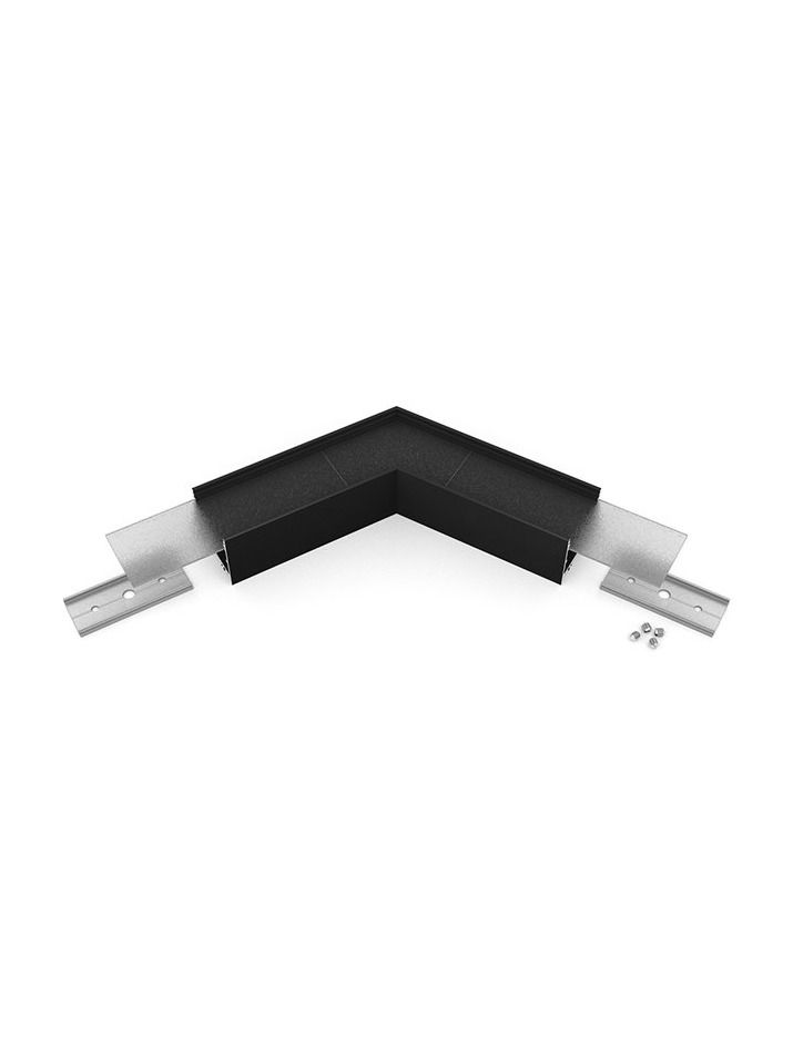 Vinkel till LED-profil VARIO30-02 - 120° - Svart