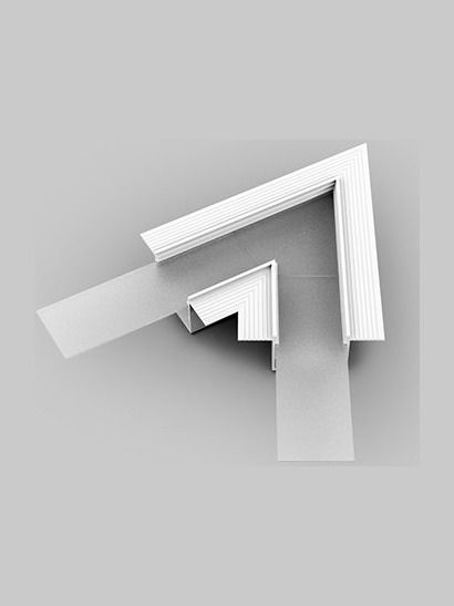Vinkel till LED-profil VARIO30-05 - 60° - Vit