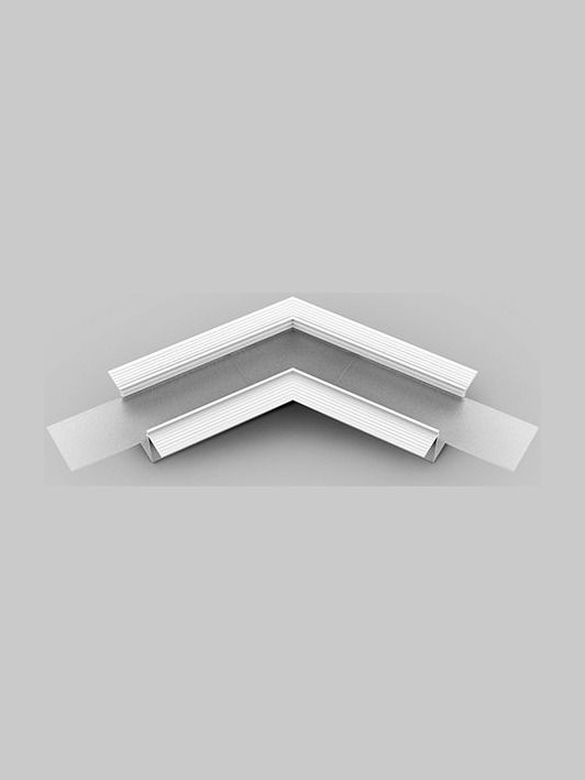 Vinkel till LED-profil VARIO30-05 - 120° - Vit