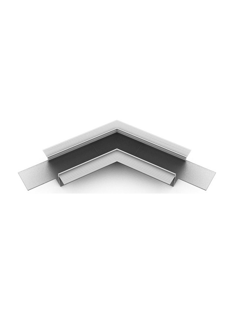 Vinkel till LED-profil VARIO30-05 - 120° - Anodiserad