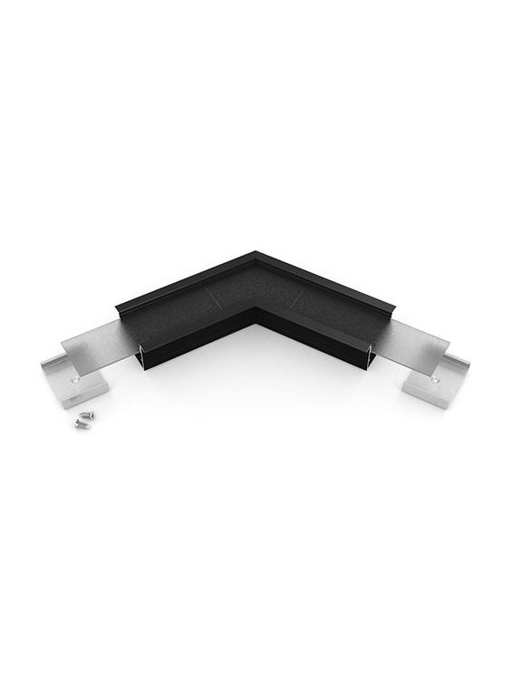Vinkel till LED-profil VARIO30-07 - 120° - Svart