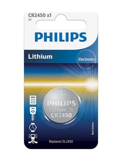 Philips Lithium knappcell CR2450