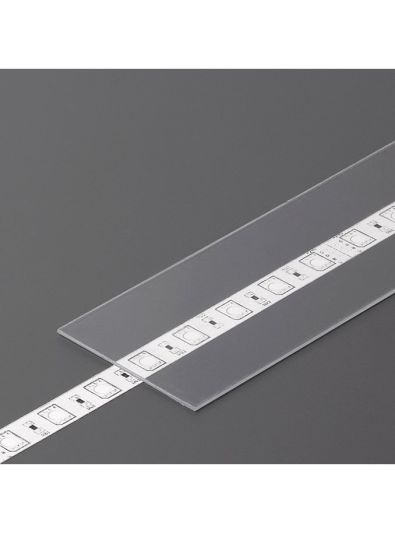 Täckning till LED-profil - H - Slide - 2m - Transparent