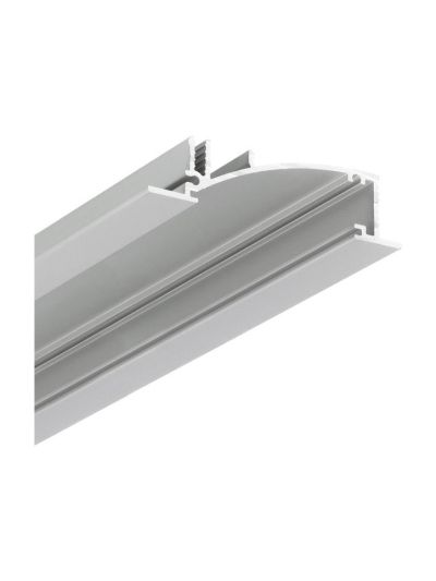 LED-profil FLAT8 - 1m - Anodiserad