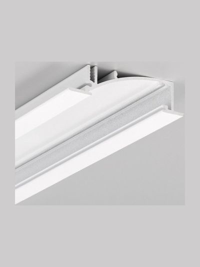 LED-profil FLAT8 - 2m - Vit