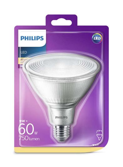 E27 - Philips LED-reflektor - 9 W