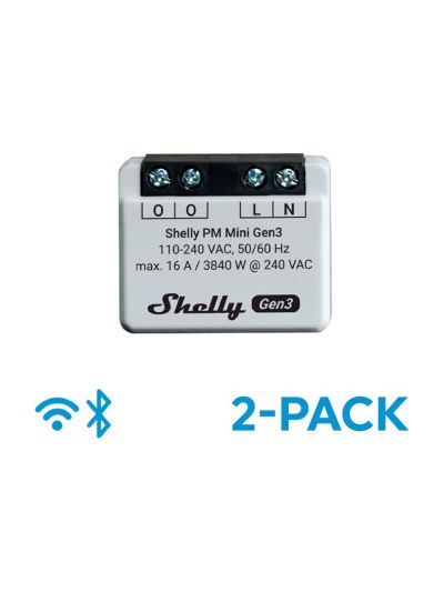 Shelly - PM Mini Gen3 (Dual pack)