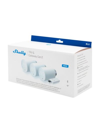 Shelly - BLU TRV 3-Pack + BLU Gateway Gen3