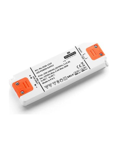 Snappy LED Nätaggregat - 24V - 30W - IP20 - On/Off