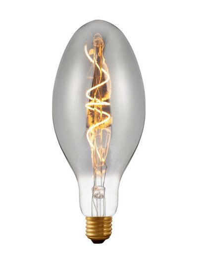 E27 - SPL Big FleX Ellipse - Smoke - Ø:100mm - 2200K - CRI 90 - Dimbar