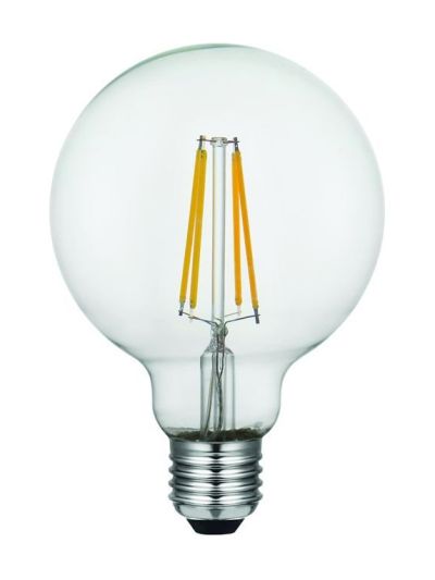 E27 - SPL Premium Globe - Klar - Ø:95mm - 740lm - 2500K - CRI 93 - Dimbar