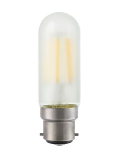 Ba22d - SPL Tubular Filament - Frostad - 470lm - 2700K - CRI 90 - Dimbar