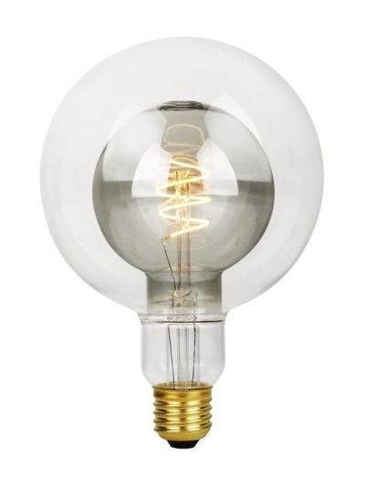 E27 - SPL Double Bulb - Smoke - Ø:125mm - 470lm - 2200K - CRI 80 - Dimbar