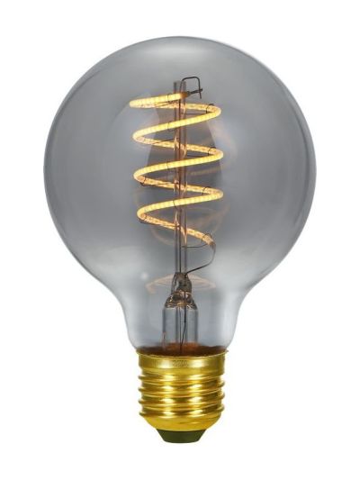 E27 - SPL FleX Globe AX - smoke - Ø:80mm - 160lm - 2200K - CRI 90 - dimbar