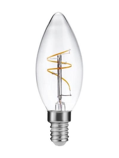 E14 - SPL Slim Flex - Klar - Ø:35mm - 320lm - 2200K - CRI 90 - Dimbar