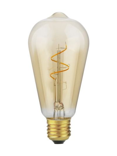 E27 - SPL Slim Flex - Amber - Ø:64mm - 470lm - 2200K - CRI 90 - Dimbar