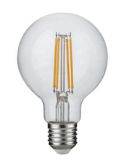 E27 - SPL Globe G80 - klar - Ø:80mm - 470lm - 2500K - CRI 93 - dimbar