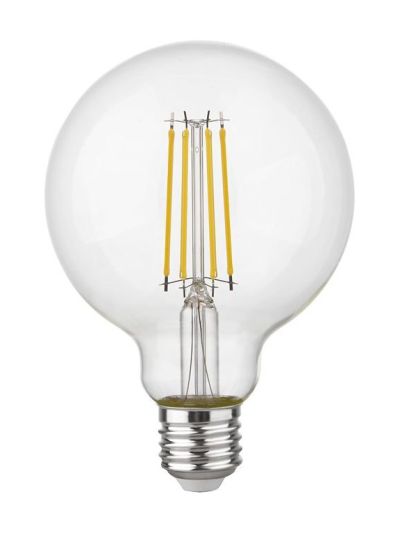 E27 - SPL Globe - Klar - Ø:95mm - 470lm - 2500K - CRI 90 - Dimbar