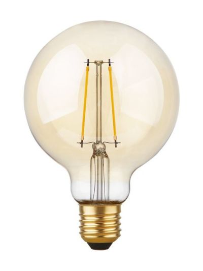E27 - SPL Globe - Amber - Ø:95mm - 250lm - 2200K - CRI 90 - Dimbar