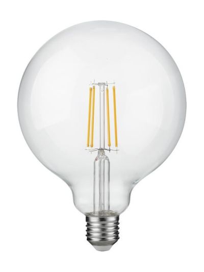 E27 - SPL Premium Globe - klar - Ø:125mm - 806lm - 2500K - CRI 90 - dimbar