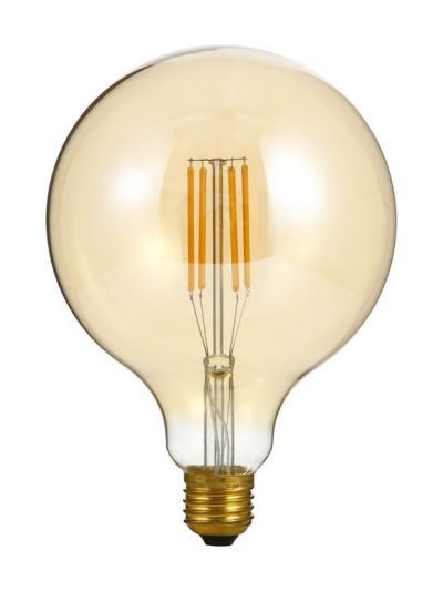 E27 - SPL Premium Globe - Amber - Ø:125mm - 570lm - 2200K - CRI 90 - Dimbar