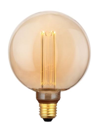 E27 - SPL Vintage Tube - Amber - Ø:125mm - 120lm - 1800K - CRI 82 - Dimbar
