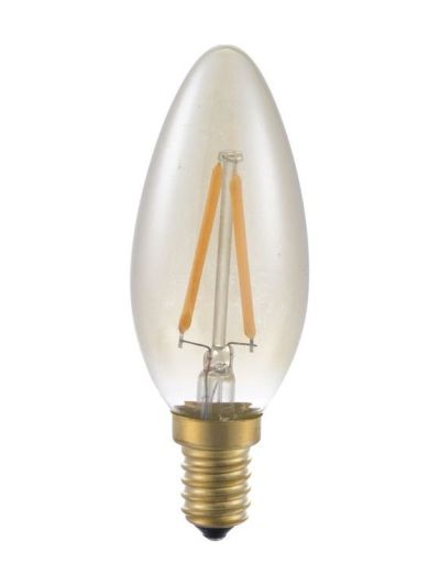 E14 - SPL Candle - Amber - Ø:35mm - 100lm - 2200K - CRI 93 - Dimbar