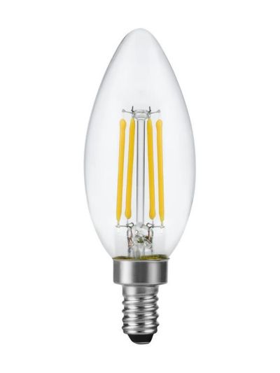 E12 - SPL Candle - Klar - Ø:35mm - 470lm - 2700K - CRI 90 - Dimbar