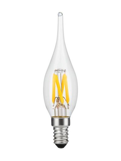 E10 - SPL Mini Tip Candle - Klar - Ø:23mm - 90lm - 2500K - CRI 90 - Ej dimbar