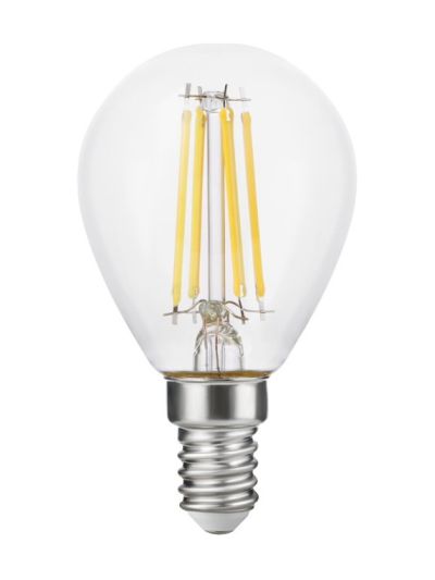E14 - SPL Ball E14 - Klar - Ø:45mm - 470lm - 2500K - CRI 90 - Dimbar