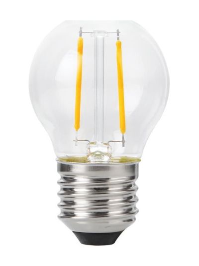 E27 - SPL Ball E27 - Klar - Ø:45mm - 140lm - 2200K - CRI 93 - Dimbar