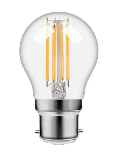 Ba22d - SPL Ball Ba22d - klar - Ø:45mm - 470lm - 2500K - CRI 93 - dimbar