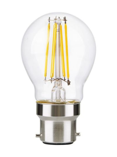 Ba22d - SPL Ball Ba22d - Klar - Ø:45mm - 470lm - 2700K - CRI 90 - Dimbar