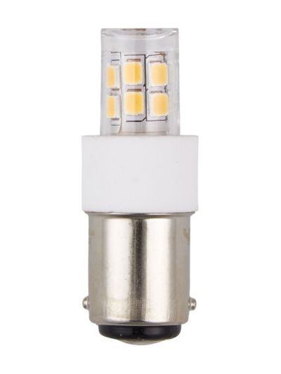 Ba15d - SPL Tubular Compact - Klar - Ø:17mm - 255lm - 2700K - CRI 82 - Ej dimbar