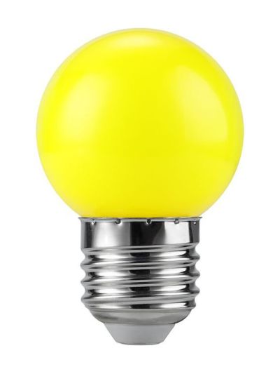 E27 - SPL Party Color Kronljus - Gul - Ø:45mm - 50lm - Ej dimbar