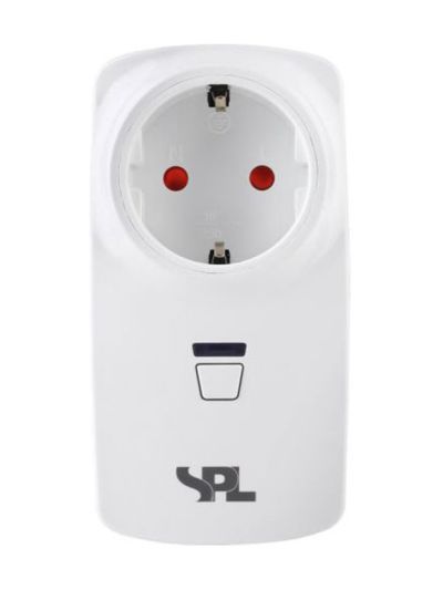 SPL - Plug-in-dimmer (mellanstycke) - Vridknapp - LED 0-75W - Vit