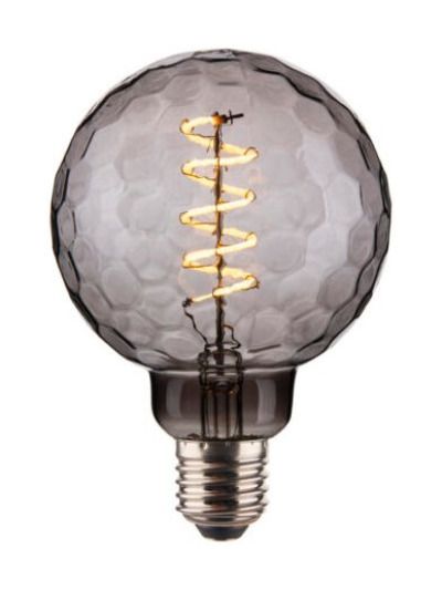 Halo Design - E27 LED-ljuskälla - COLORS Geo Smoke Ø95 mm (1-2-3 STEP)