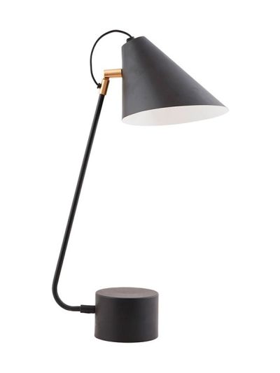 EFTERÅRS OUTLET - House Doctor - Bordlampe - Club - Sort - H54cm Ø20cm
