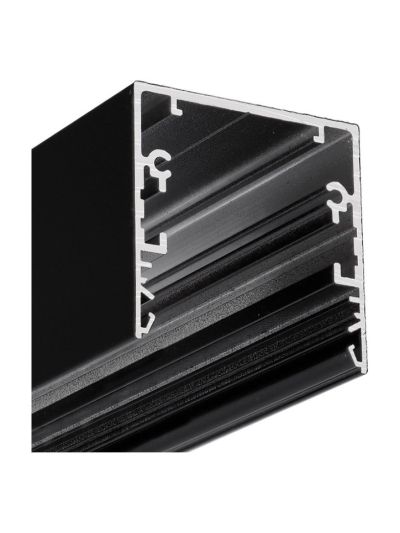 LED-profil PHIL53 - 4m - Svart