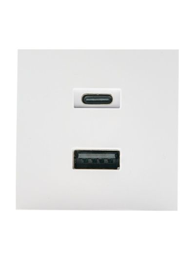 Shelly - USB-laddare för Wall Display Stand White