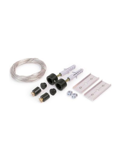 Wire-upphängning till LED-profil - 50V - 1,5 m - Svart