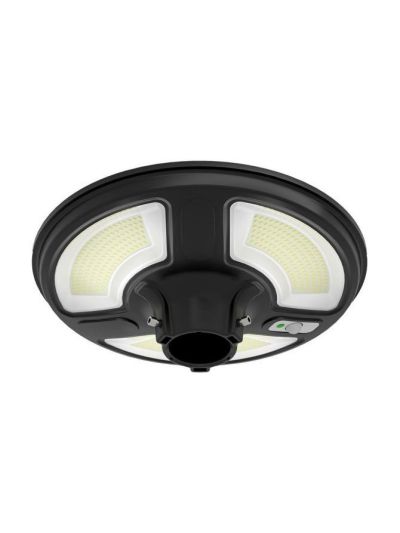 V-Tac 7,5W Solcell trädgårdslampa LED - Svart, Ø42 cm, med solcell, sensor och IP65