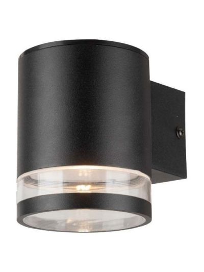 V-Tac 0,55W Solcellsvägglampa LED - Svart, IP54, 70lm, 3 års tillverkargaranti
