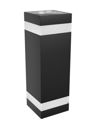 Spectrum - TORRE RING - Fasadlampa - 18W - Svart - Fyrkantig - CCT - 1400lm - RA80 - IP54