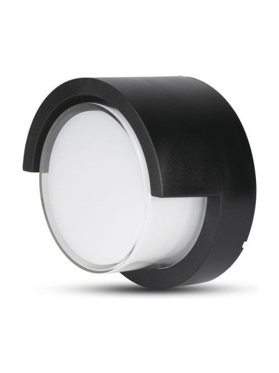 V-Tac 12W LED utomhus rund vägglampa - IP65, 230V, inkl. ljuskälla