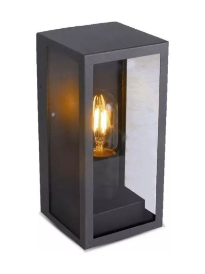 V-Tac utomhus vägglampa, IP44, E27-sockel, 60W, utan ljuskälla