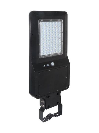 V-Tac 40W solcell gatlampa LED - Svart, inkl. solcell, fjärrkontroll, sensor, IP65 (3 års garanti) - 4000K